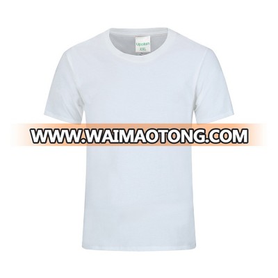 High quality fashionable 100% plain white cotton  Short sleeve t-shirts