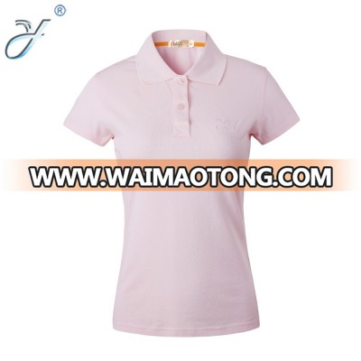 Factory Wholesale upolon women polo shirt 100% cotton